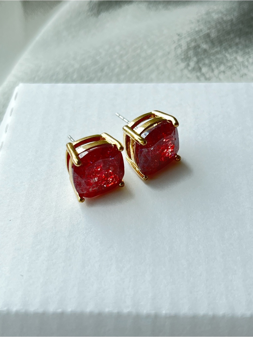 Kate Spade (?) Stud Earrings Pink